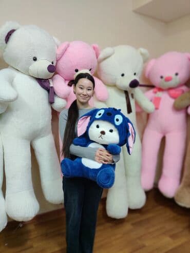 трендовые мишки: Плюшевые мягкие игрушки — медвежата и зверята разных размеров и — 3