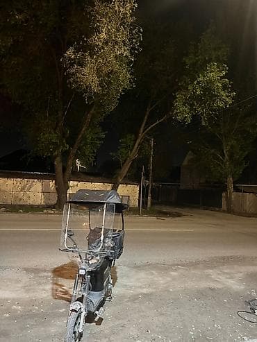 скутер для вода: Электроскутер с дождевым комплектом и грузовым боксом - Тип — 2