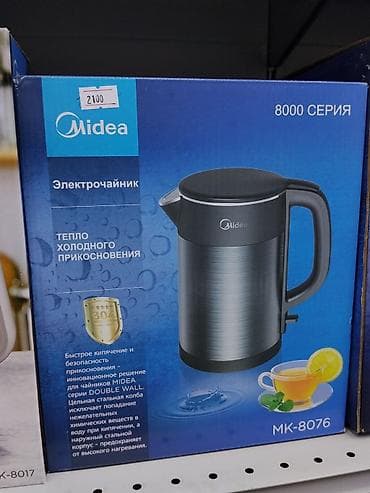 Электрочайник Midea MK-8076 (серия 8000) - Технология DOUBLE WALL — 1