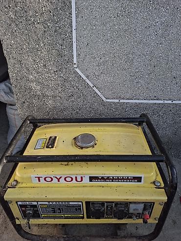 корпуса бишкек: Бензиновый генератор TOYOU TY4600E - Тип: переносной бензиновый — 2