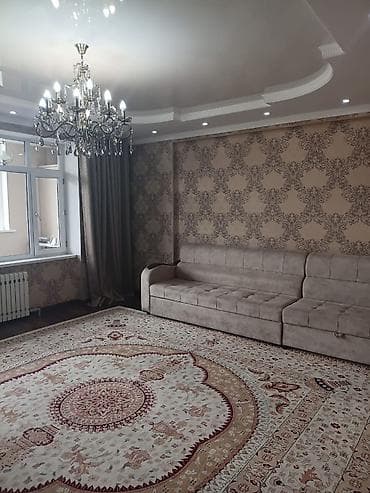 110: 4 комнаты, Джал мкр (в т.ч. Верхний, Нижний, Средний) Собственник, Без животных, от 6 месяцев, от 1 года, С мебелью полностью — 4