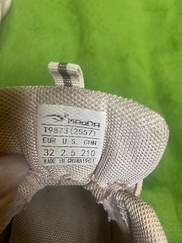 бу красофки: Легкие кроссовки для девочек на липучках, размер 31-32 — 4