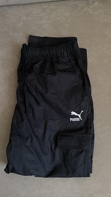 молодежная одежда: Мужские брюки, XL, Puma, Новый, цвет - Черный, Самовывоз, Бесплатная доставка, Платная доставка — 1