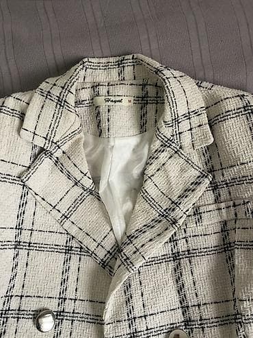 модное: Жакет женский HAZEL, размер M. - Двубортный крой с металлическими — 5