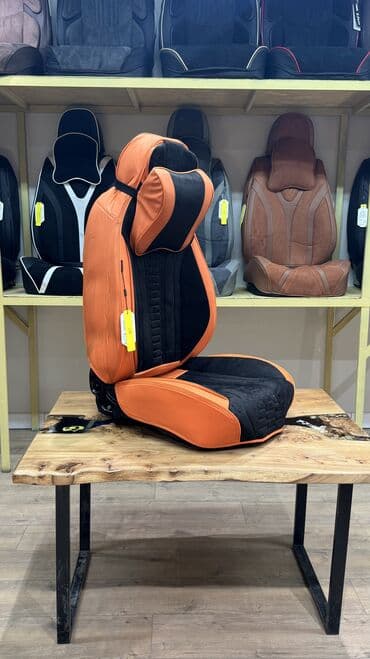 купить чехлы на сиденья авто: Чехлы Алькантара, С подушкой, цвет - Черный, Новый, Платная доставка, Самовывоз, Бесплатная доставка — 1