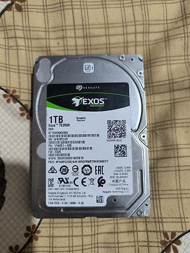 Накопитель для ПК, Новый, Seagate, HDD, 1 ТБ, 2.5", Для сервера