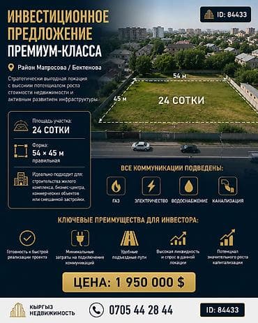 матросова: 24 соток, Для бизнеса, Тех паспорт, Договор купли-продажи, Красная книга — 1