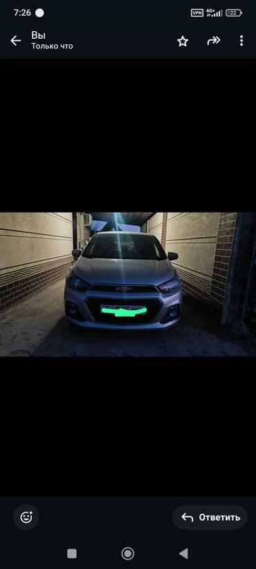 машина маленький: Chevrolet Spark: 2018 г., 1 л, Вариатор, Бензин, Хэтчбэк — 2
