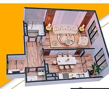 Недвижимость: Строится, Индивидуалка, 1 комната, 48 м² — 2