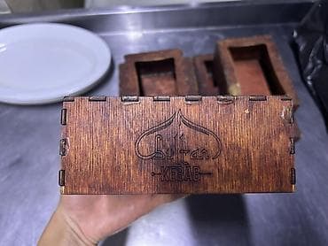 лампы освещения: Деревянные салфетницы с названием Sultan Kebab — 1