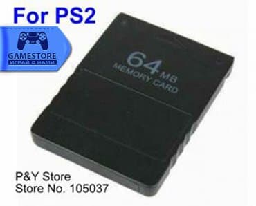 приставки: Новый memory card для ps2 64mb — 1
