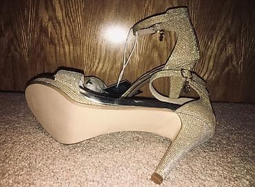 Сандалдар жана шлепкалар: XTi Tentations босоножки на каблук, удобные Цвет: gold и rose gold — 3