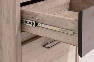 шкафы и стеллажи: Шкаф стеллаж 1Д Джаз, Каштан найбори Светлый, Анрэкс (Беларусь) — 4