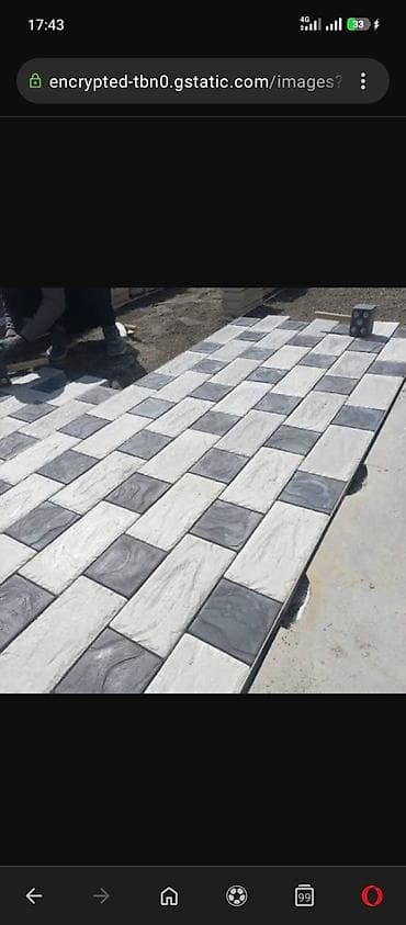 БРУСЧАТКА БРУСЧАТКА БРУСЧАТКА двухцветная (серый/светло‑серый) -