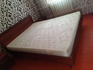 буржуйка для дома: Двуспальная кровать. Только кровать.Состояние как новое — 2