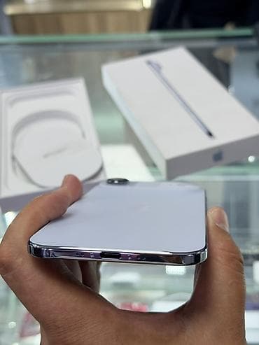 купить iphone 14 в бишкеке: IPhone Air, Б/у, 256 ГБ, Голубой, Коробка, 100 % — 9