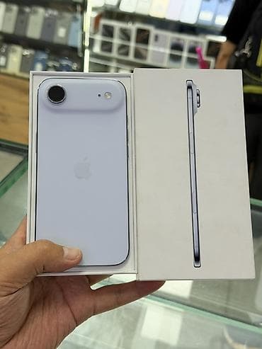 IPhone Air, Б/у, 256 ГБ, Голубой, Коробка, 100 %
