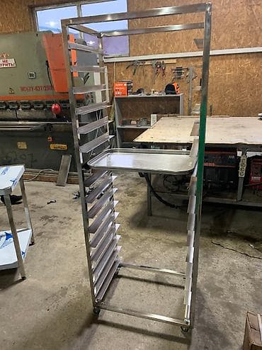 Покупательские тележки, корзины: Шпилька для листов( стеллаж для противней) — 2