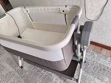 кресло качалка: Люлька, Б/у, Колыбель, цвет - Бежевый, Самовывоз — 2