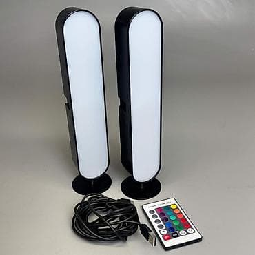 базарить: Набор RGB световых стоек-амбилайт (2 шт.) с пультом ДУ Описание: - — 1