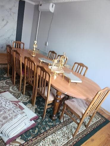 Дом и сад: Продается стол с 12 стульями, в хорошем состоянии. цена 18 тыс сом — 1