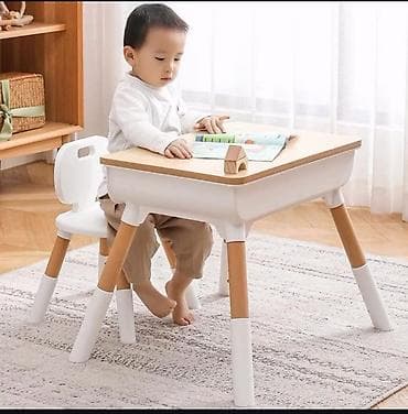 детский стол для учебы: Комплект детского стола и стула, Новый, Бесплатная доставка — 1