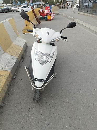 мини скутера: Скутер W Moto (Viper) бело‑черный - Кузов: пластиковый обтекатель — 1