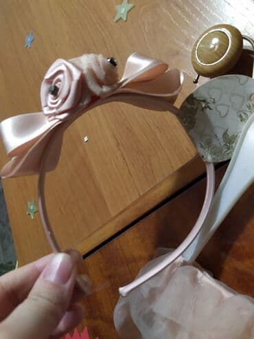 бальное платье для девочки: Детское платье, цвет - Розовый, Б/у — 3