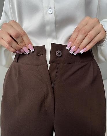 mind error jeans: Брюки Палаццо, Осень-весна, Made in KG, Новый, Все размеры — 7