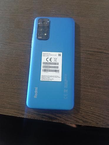cd disk: Redmi, Redmi Note 11, Б/у, 128 ГБ, цвет - Синий — 1