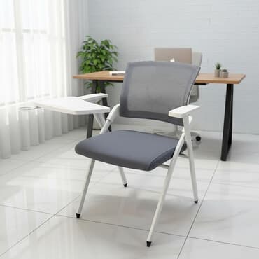 складные кресла: Офисное кресло, Без колесиков, цвет - Серый — 1