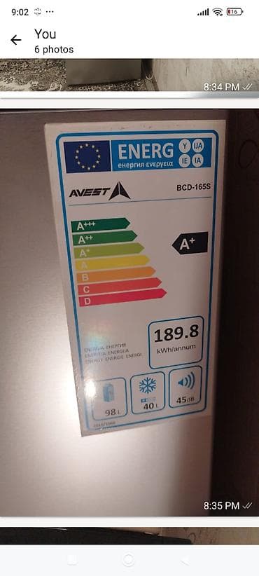 bos mini: Холодильник Avest, Двухкамерный — 4