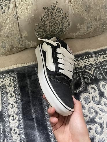 лининг кроссовки мужские цена ош: Кеды Vans Old Skool, классическая черно‑белая расцветка. - Материалы — 3
