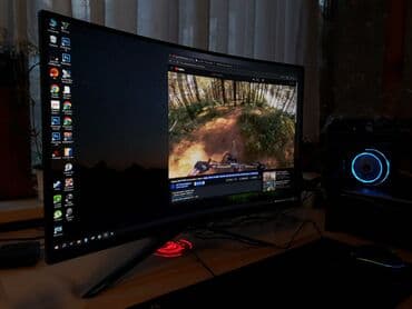 мониторы бу бишкек: Монитор, Asus, Б/у, 31" - 32" — 9