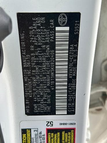 камри ключ: Toyota Camry: 2019 г., 2.5 л, Автомат, Бензин, Седан — 8