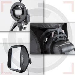 Фото жана видеокамералар: Складной софтбокс для накамерной вспышки. Размер 40*40см. Применяется — 1