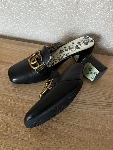 обувь 38: Сабо, 38, Gucci, Б/у, цвет - Черный, Самовывоз — 3
