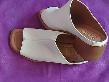 обувь осень: Сабо, 37, Новый, цвет - Белый, Самовывоз — 2