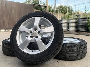 Колеса в сборе 205 / 55 / R 16, Зима, Б/у, Комплект, Легковые, Литые, отверстий - 5