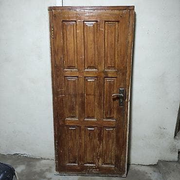 лестницы из дерева: Деревянная межкомнатная/входная дверь из массива с филёнками — 2