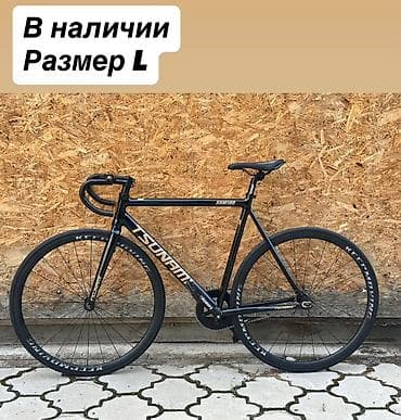 фикся: Шоссейный велосипед, Tsunami, Рама M (156 - 178 см), Новый — 4