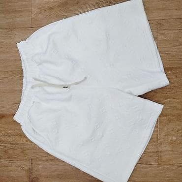 тайские шорты: Шорты трикотажные с объемным тиснением - Унисекс фасон до колена — 2