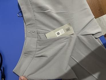 шым мурской: Женский костюм в стиле smart-casual, светло‑серый Верх XS Низ S - — 4