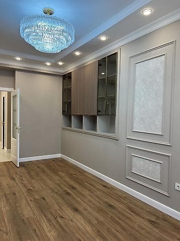 квартира баят рынок: 2 комнаты, 82 м², Асанбай мкр Элитка, 2 этаж, Дизайнерский ремонт — 4