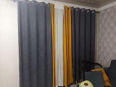 Комплект штор для гостиной/спальни с люверсами. Состав набора: - — 2