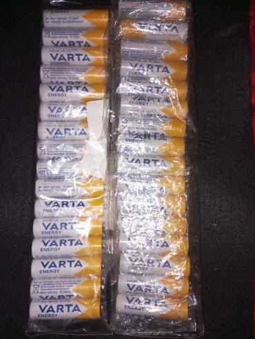 алюминий батареи цена: Varta Energy, Germany, AAA 1,5V Батарейки пальчиковые оригинал — 1