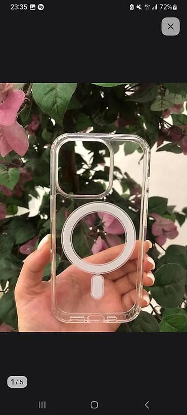 5 s iphone: ‼️Прозрачный чехол с магнитным кольцом для iPhone 16 Pro (MagSafe) - — 2