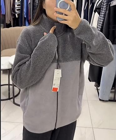 домашние тапки: Новая флисовая куртка Юникло (уни), размер s m цена 2000 с — 2