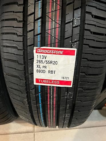 Шиналар 265 / 55 / R 20, Жай, Жаңы, Bridgestone lalafo.kg да Шиналар 265 / 55 / R 20, Жай, Жаңы, Bridgestone