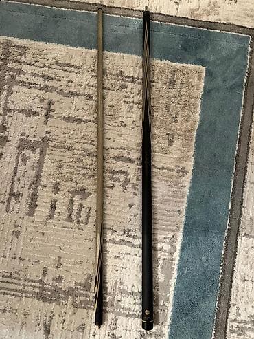 бильярдные ки: Бильярдный кий разборный (2 части) - Двухсоставной кий с резьбовым — 6